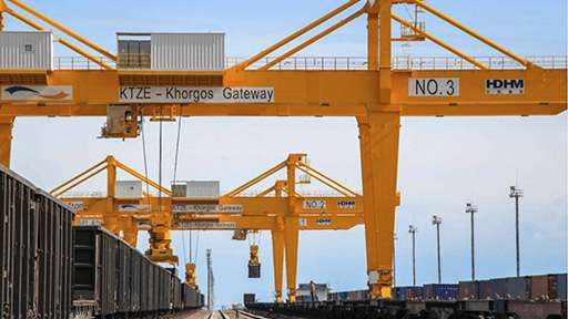 Порт Хоргос увеличил перевозки на 50% за первое полугодие
