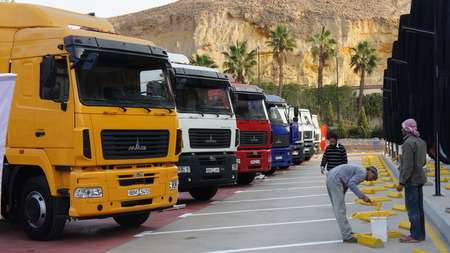 Белорусские грузовики теперь и в Египте