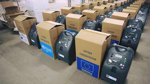 356 аппаратов искусственного дыхания доставили в Молдову