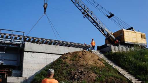 В Днепропетровской области завершился ремонт железнодорожного моста