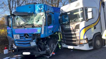 В Германии дальнобойщик из Беларуси попал в ДТП с тремя грузовиками