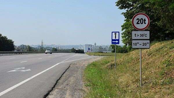 В Молдове действуют ограничения на дорогах из-за жары
