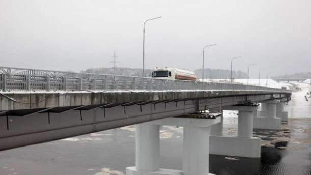 Движение по мосту через Западную Двину в Новополоцке планируют открыть до конца года