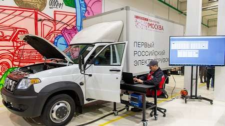В Москве запущено производство первых российских электрогрузовиков EVM Pro