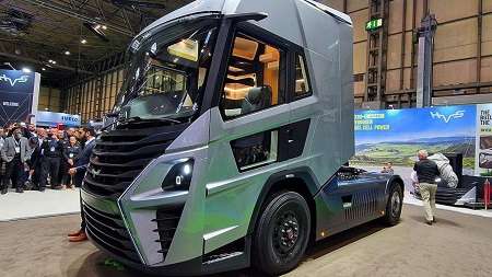 Компания Hydrogen Vehicle Systems представила первый водородный грузовик, произведённый в Великобритании