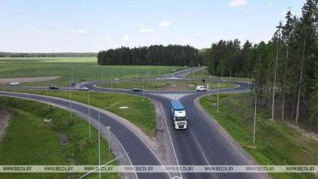 Открыт цементобетонный объездной участок возле Могилёва протяжённостью 12 км