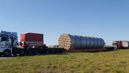 На мозырский НПЗ доставили груз общей массой свыше 180 тонн