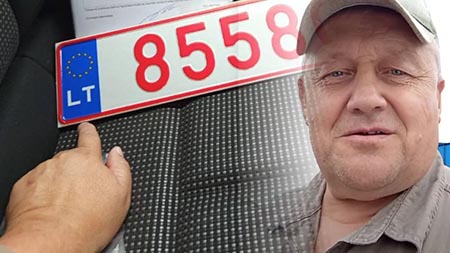 Белорус, голодающий в Клайпеде не смог забрать свой автомобиль после получения транзитных номеров